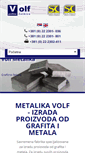 Mobile Screenshot of metalika-volf.com